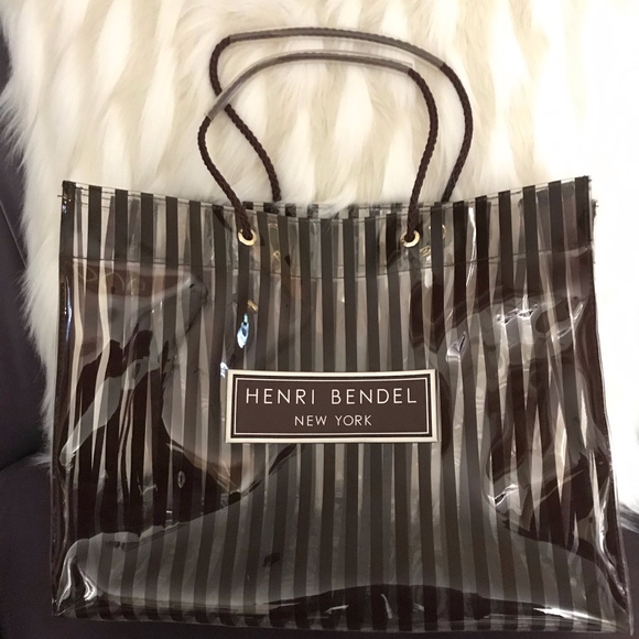 Henri bendel clear tote Clearance